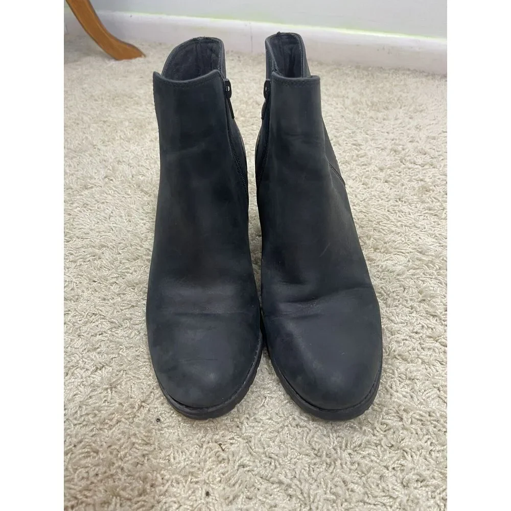 Clarks Women's Verona Trish Ankle Boots‎ Black Size 9 Western Comfort Non Slip